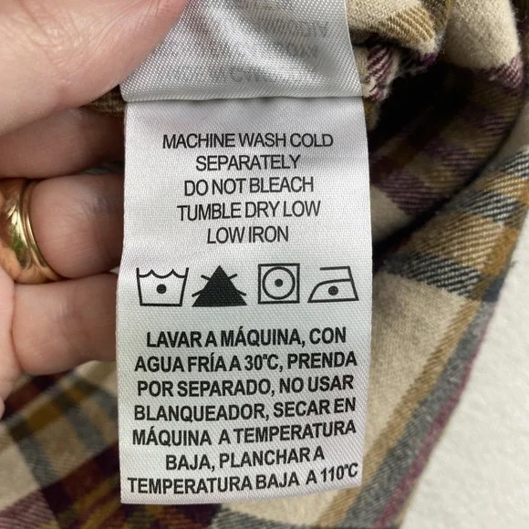 Legendary Whitetails Buck Camp Grandpa Plaid Button Up Flannel Shirt Mens 2XT - Picture 11 of 14